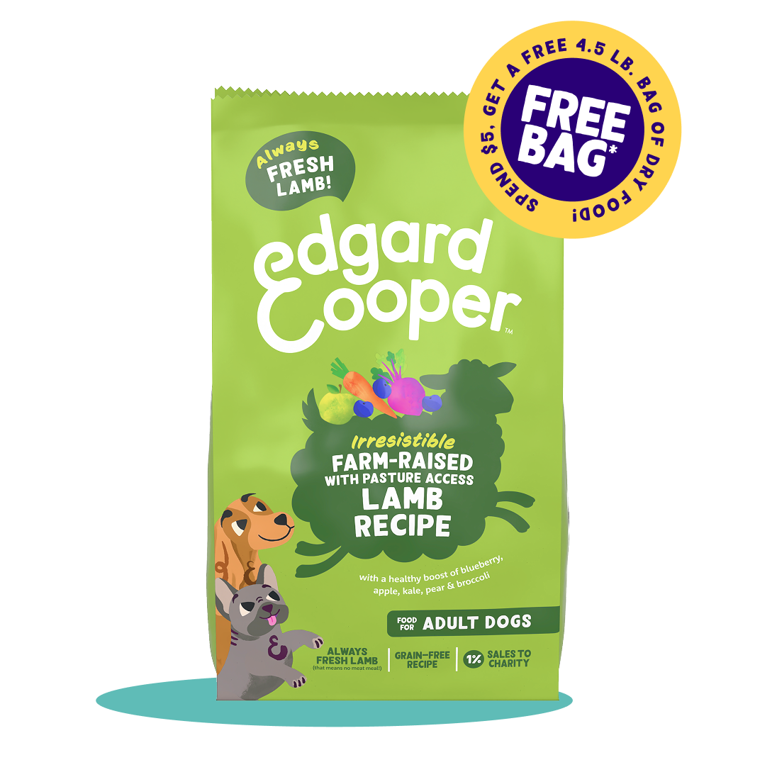 Farm-raised Lamb Dry Food