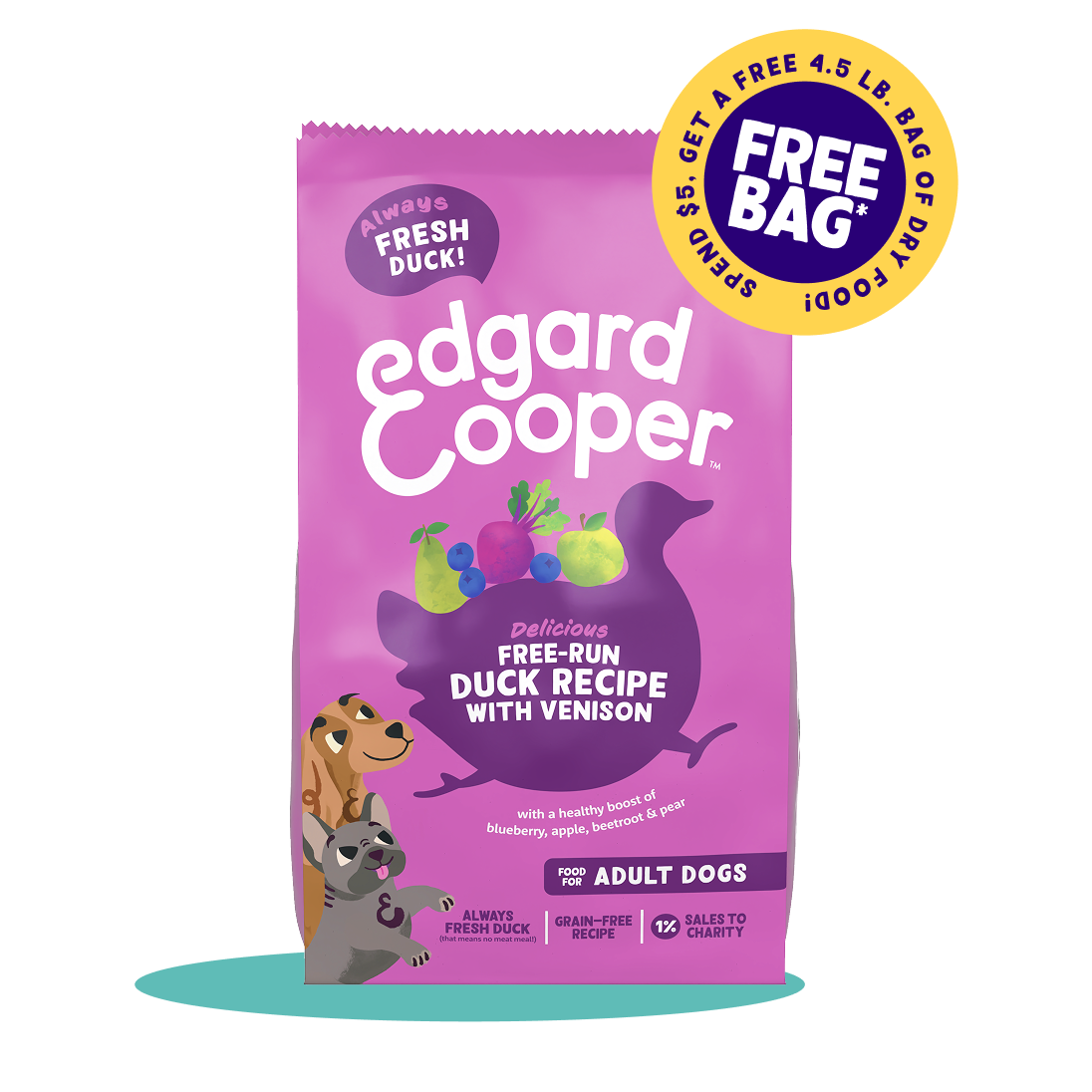 Free-run Duck With Venison Dry Food