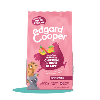 A bag of free-run Chicken & Duck Dry Food