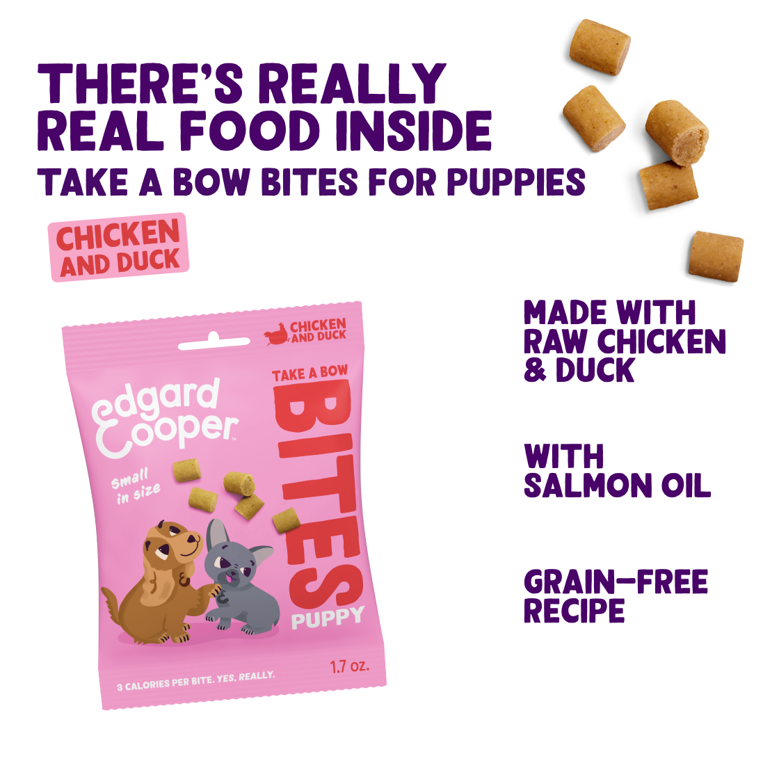Chicken & Duck Small Bites Dog Treats