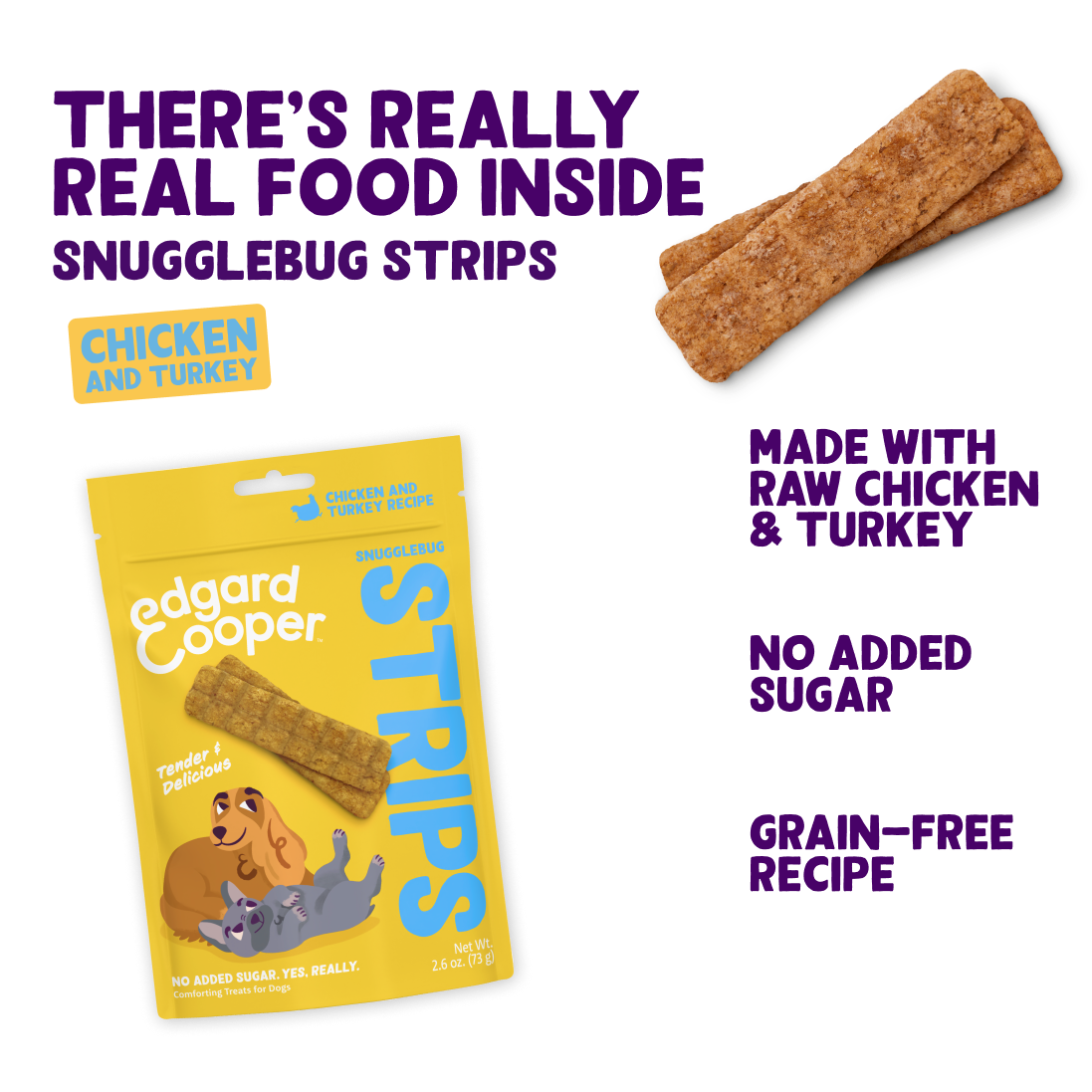 Chicken & Turkey Strips Dog Treats